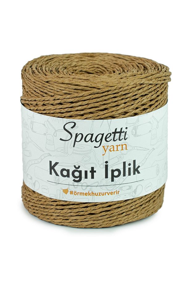 Kağıt Ip Karamel El Örgü Ipliği - 1