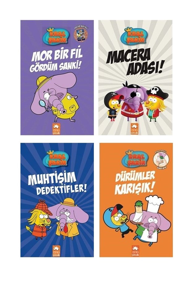 Kral Şakir Story Books 4-Book Set Hardcover