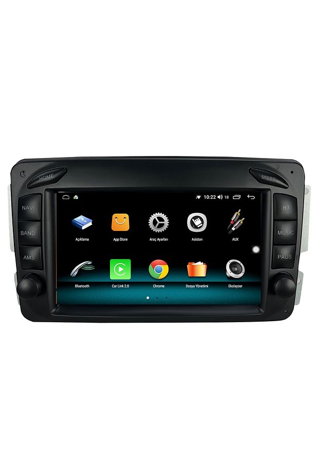 Mercedes C Class C200 (W203-W209) Android 12 Carplay Özellikli Navigasyon Multimedya Ekran 2gb Ram - 5