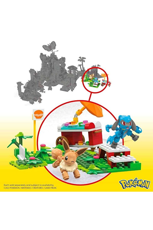 Mega Pokemon Adventure Builder Piknik Yapı Seti Hdl80 - 5
