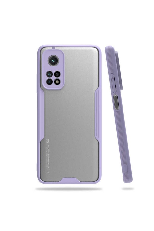 Xiaomi Mi 10t 5g Case with Camera Protection Frosted Transparent Parfait Cover on the Back