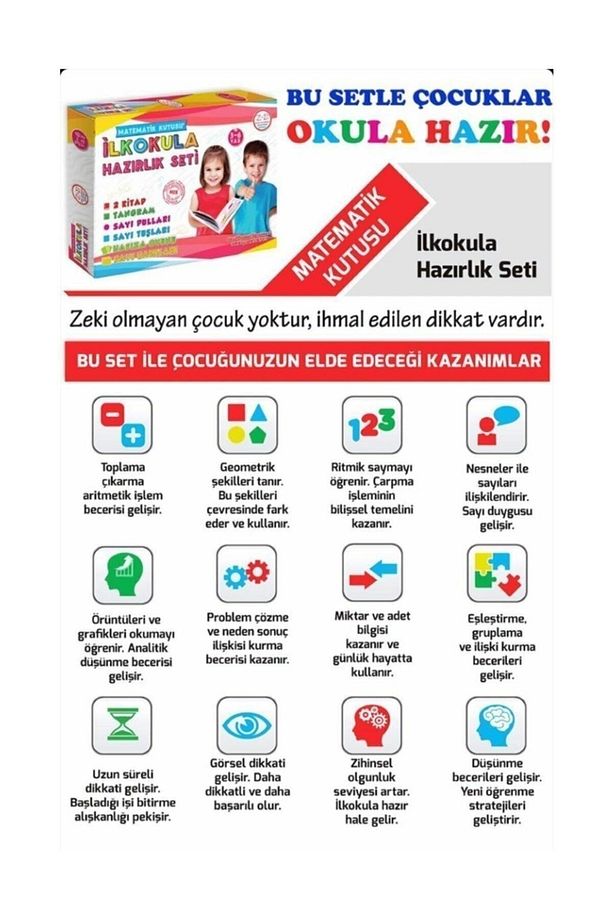 Ilkokula Hazırlık Seti Matematik Kutusu - 3