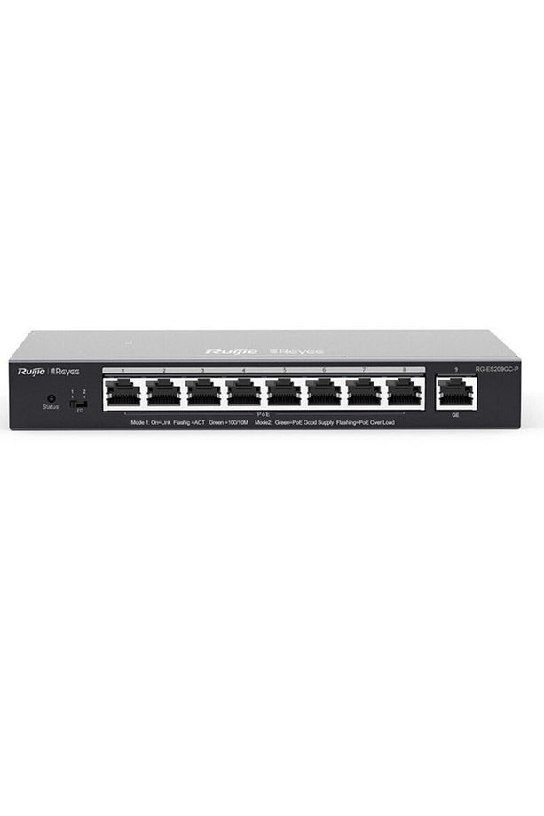 8port 120w Full Poe Reyee Rg-es209gc-p Gıgabıt Yönetilebilir Switch Masaüstü - 1