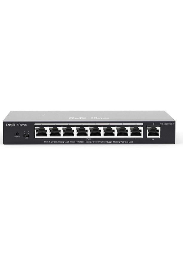 8port 120w Full Poe Reyee Rg-es209gc-p Gıgabıt Yönetilebilir Switch Masaüstü - 2
