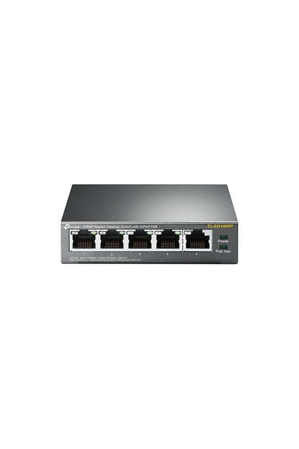Tl-sg1005p 5 Port Gigabit 4 Port Poe Switch - 2