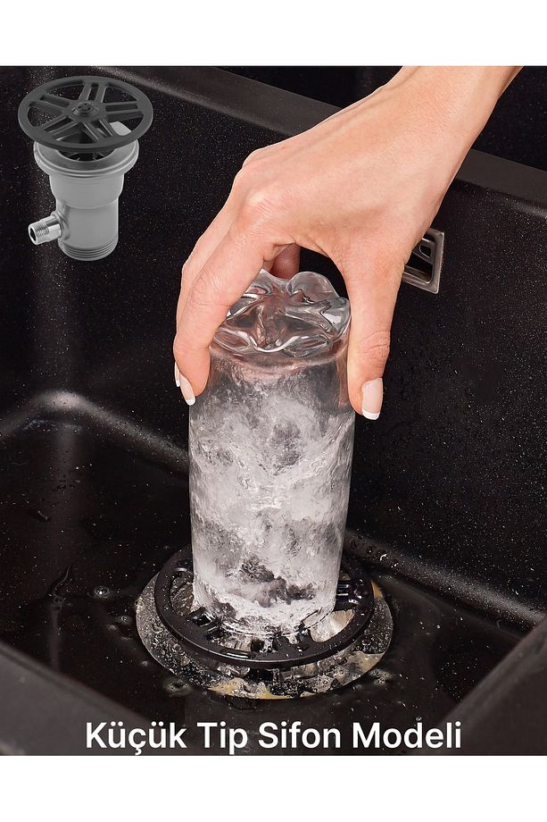 Yüksek Basınçlı Evye Içi Bardak Biberon Blender Mikser Vb. Için Ön Yıkama Aparatı (küçük Sifon ) - 1
