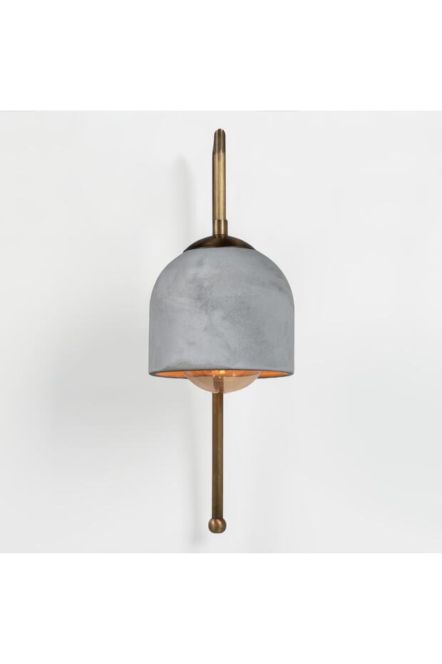 Gri - Bronz Duvar Apliği - 2