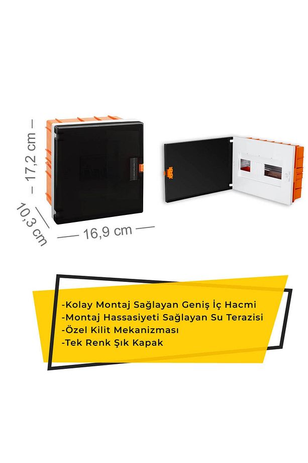 Quantum 4 Lü Sıva Altı Sigorta Kutusu - 3