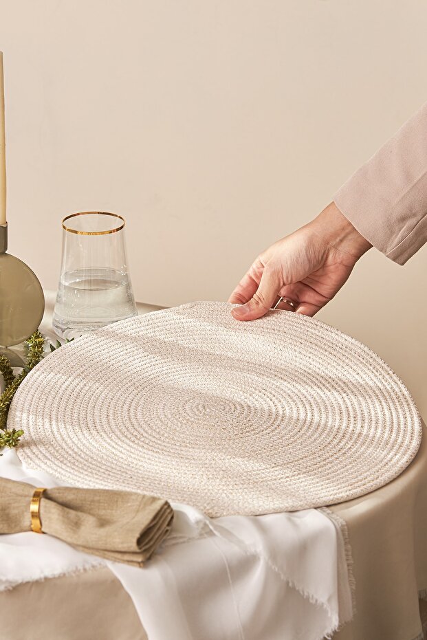 Glitter Amerikan Servis Yuvarlak Gold - 2