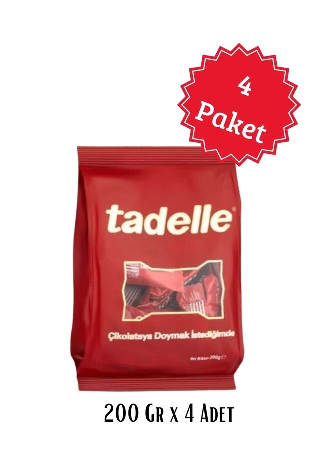 Mini Fındık Dolgulu Sütlü Çikolata 200 gr X 4 Adet - 2