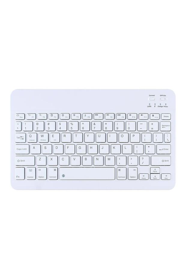 Samsung Galaxy Tab A8 10.5 Sm-x200 2021 Uyumlu Kablosuz Bluetooth Q Klavye - 4