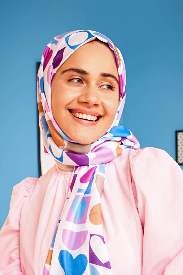 شال قطني بنمط قلب - 3