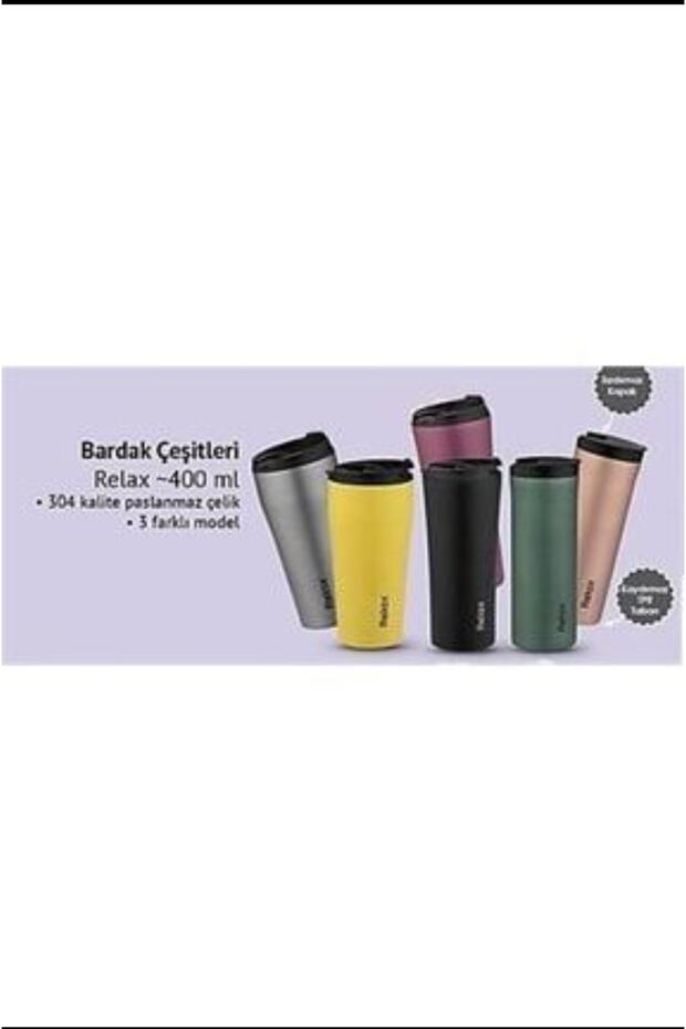 400 Ml Seyahat Termos Mug Termos - 1