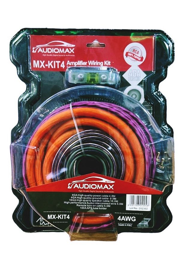 Kablo Seti 4awg Amfi Kablo Seti Profesyonel Seri Kalın - 1