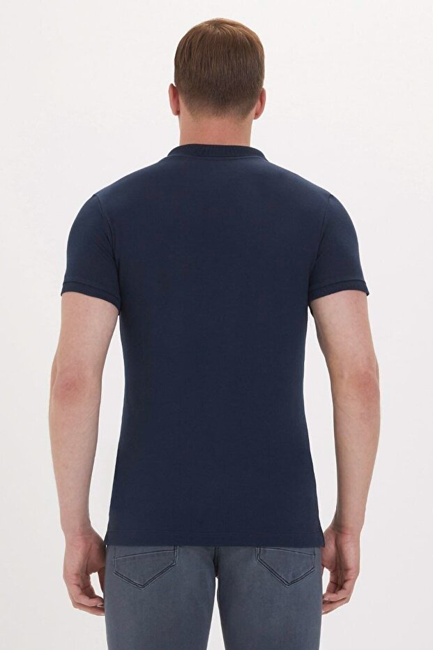 Erkek Lacivert Tshırt - 3