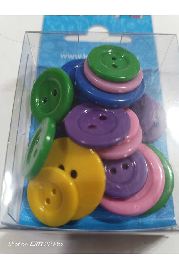 Colorful Button Plastic Hobby - 3