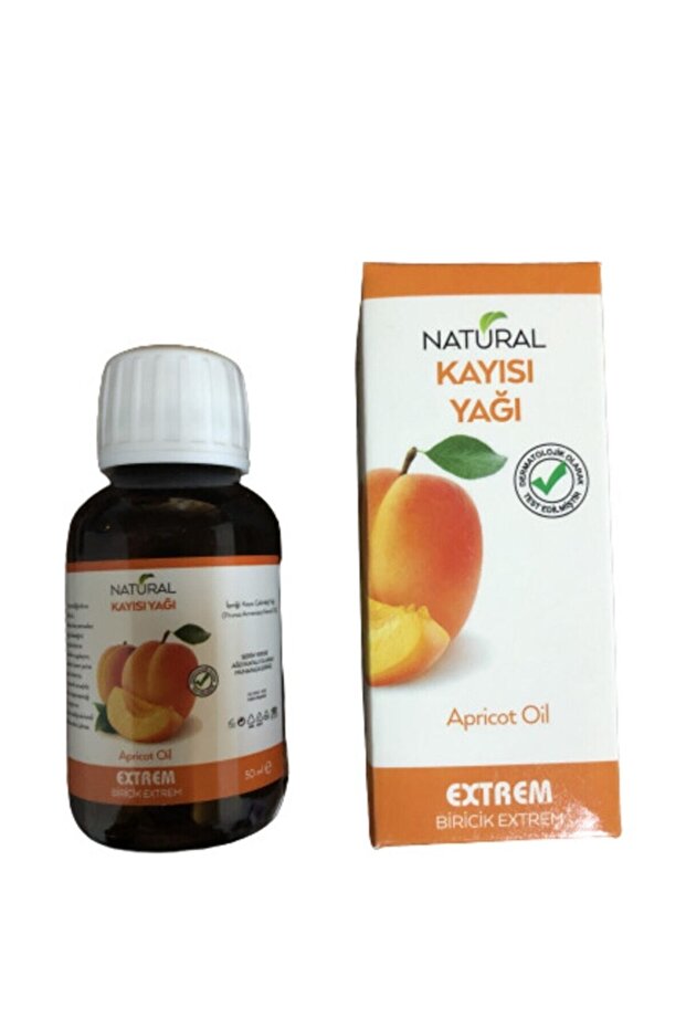Natural Soğuk Sıkım Kayısı Çekirdeği Yağı 50 ml - A, E, K Vitamini - Yüz, Cilt, Saç & Tırnak Bakımı - 2