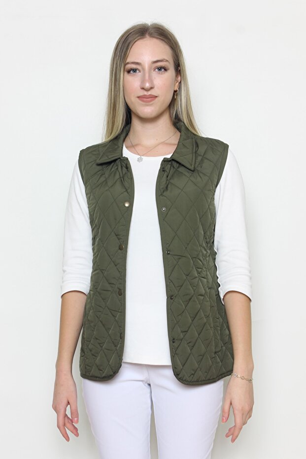 Kadın Kapitone Yelek - 2