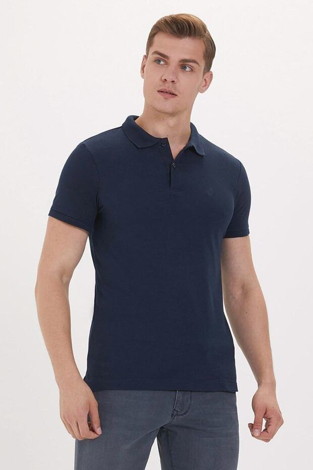 Erkek Lacivert Tshırt - 1