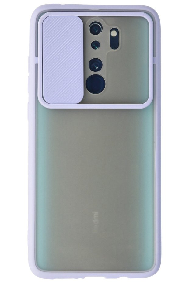 Xiaomi Redmi Note 8 Pro Lilac Camera Protected Sliding Non-Printed Silicone Case