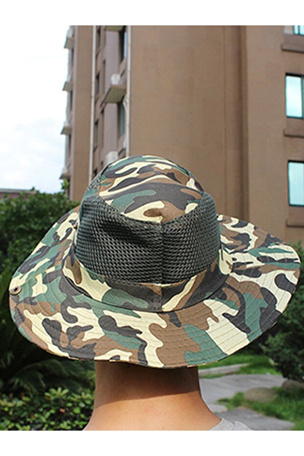 Sniper Camouflage Hat (56-58 Cm) (Brown)