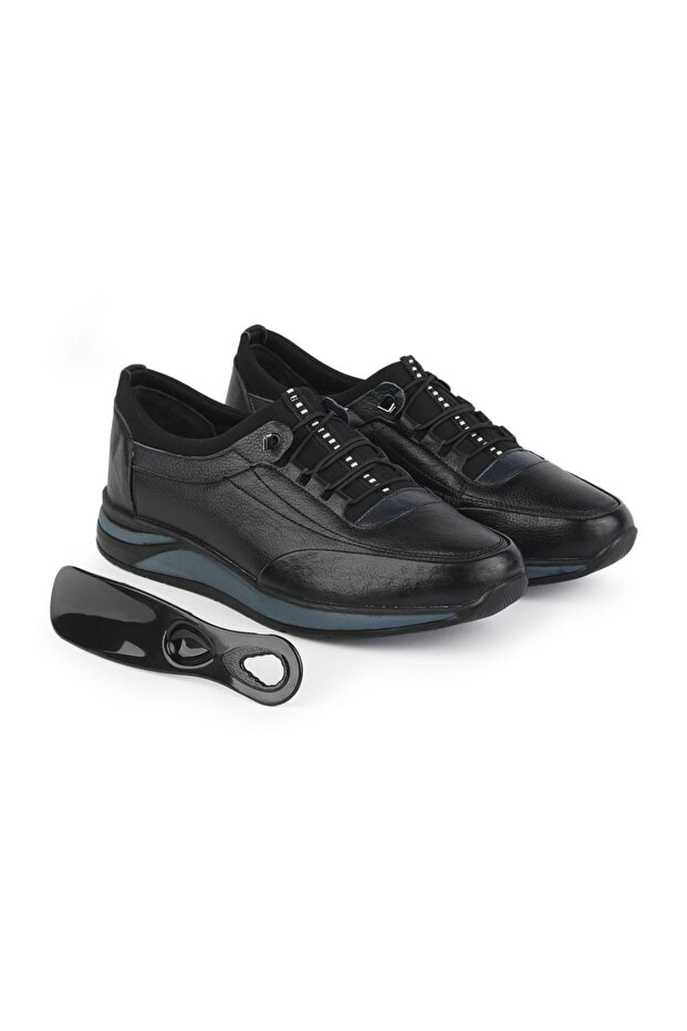 Genuine Leather Black Full Orthopedic Size 48-49-50 Shoes