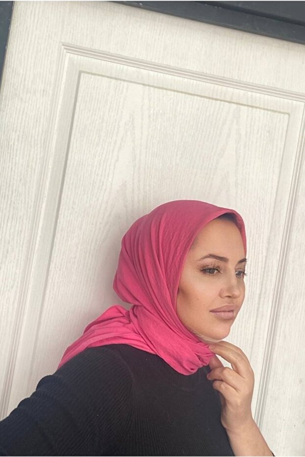 Hijab Bumbac Kraş Cazz Esarfă - 1