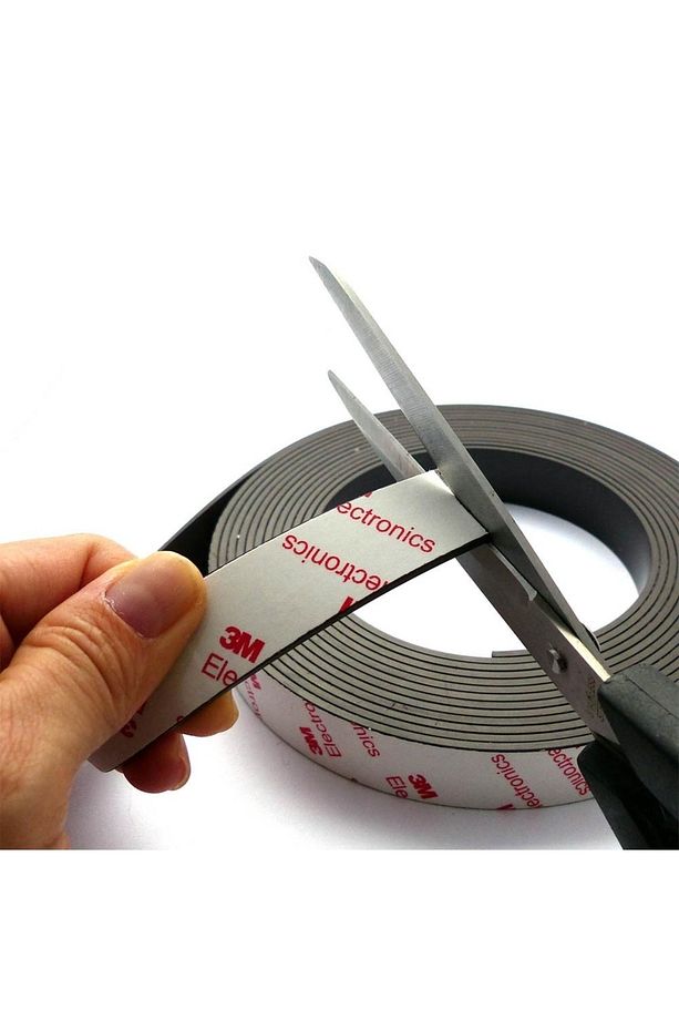 2 Metre Yapışkanı Çok Güçlü Şerit Mıknatıs Magnet ( 2x1 Metre) - Resim Mıknatısı Buzdolabı Magnet - 1