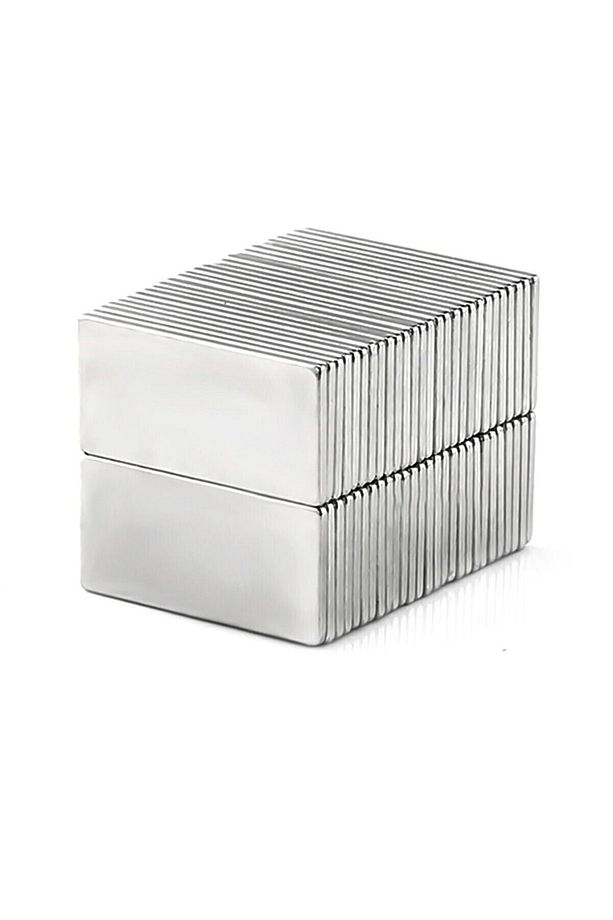 Köşeli Neodyum Mıknatıs Magnet - 20 Mm X 10 Mm Çap - 1 Mm Kalınlık - 4 Adet - 2