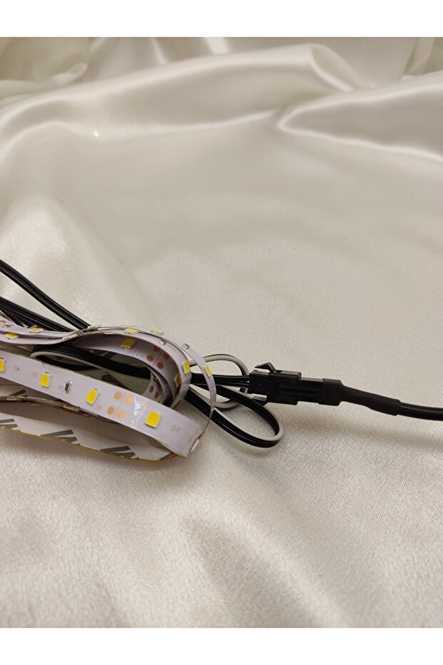 12v 1a Modem Led Adaptörü + 1 Metre Tek Çip Şerit Led Gün Işığı Tak Çalıştır - 3