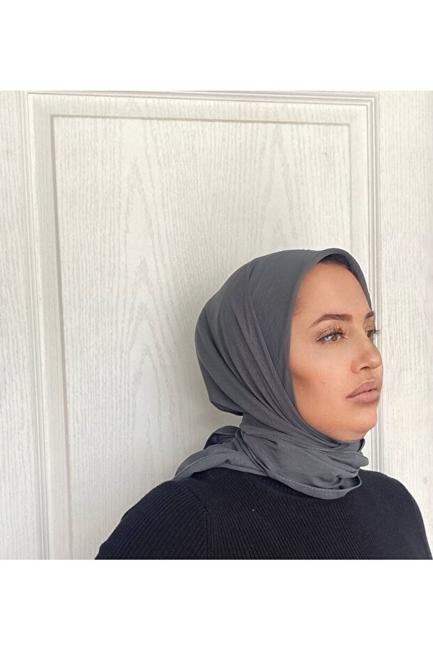 Hijab Bumbac Kraş Cazz Esarfă - 1