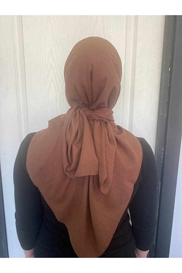 Hijab Bumbac Kraş Cazz Esarfă - 3