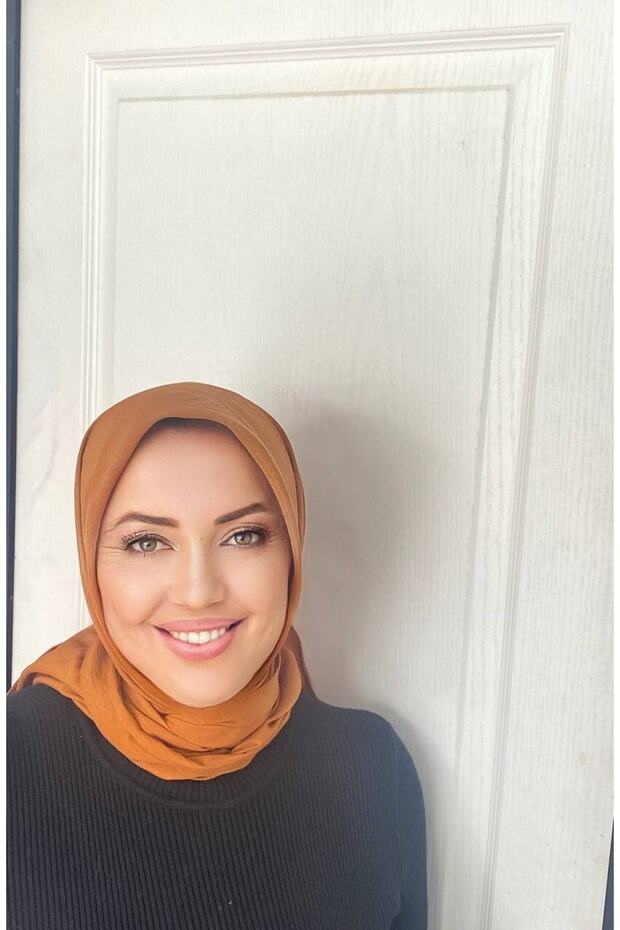 Hijab Bumbac Kraş Cazz Esarfă - 2