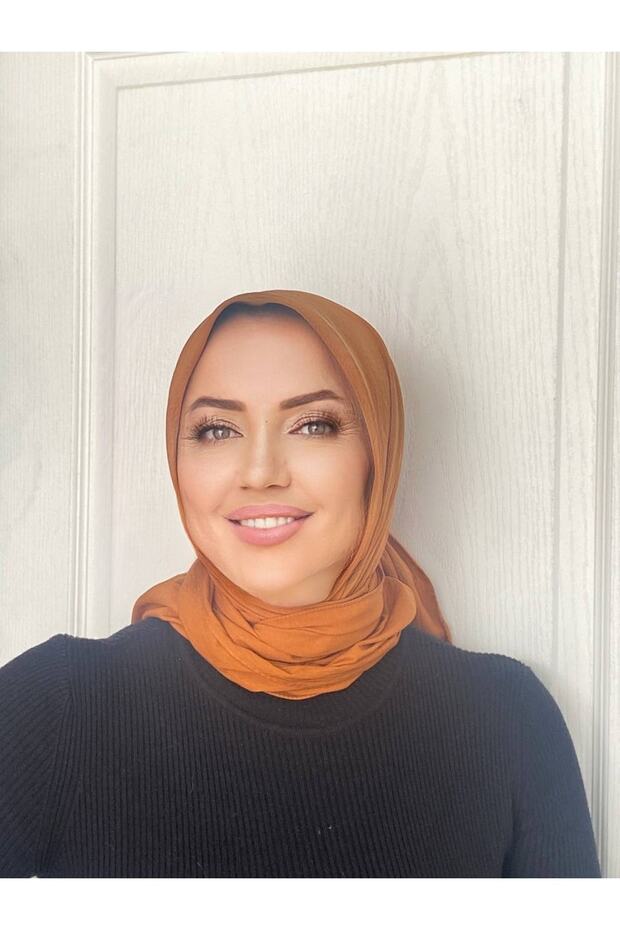 Hijab Bumbac Kraş Cazz Esarfă - 3