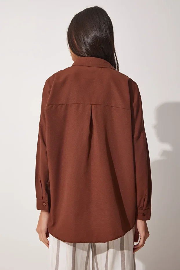 Női Cocoa Oversize Long Basic ing DD00842 - 4