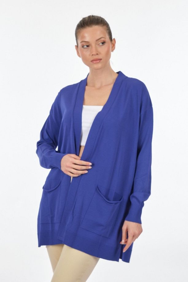 Cepli Triko Hırka 70010/saks/1 - 3