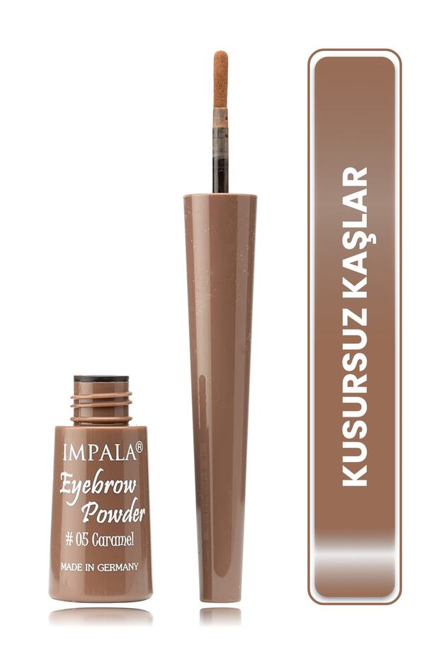 IMPLALA Kaş Pudrası - Eyebrow POWDER No: 5 CARAMEL - 3