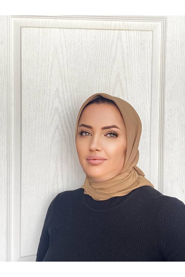 Hijab Bumbac Kraş Cazz Esarfă - 1