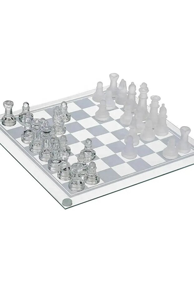 Cam Satranç Takımı 20x20 Cm - 5
