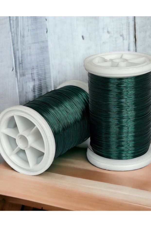 0.30 Mm (100gr- 150m) Duck Green Colored Copper Philography Wire