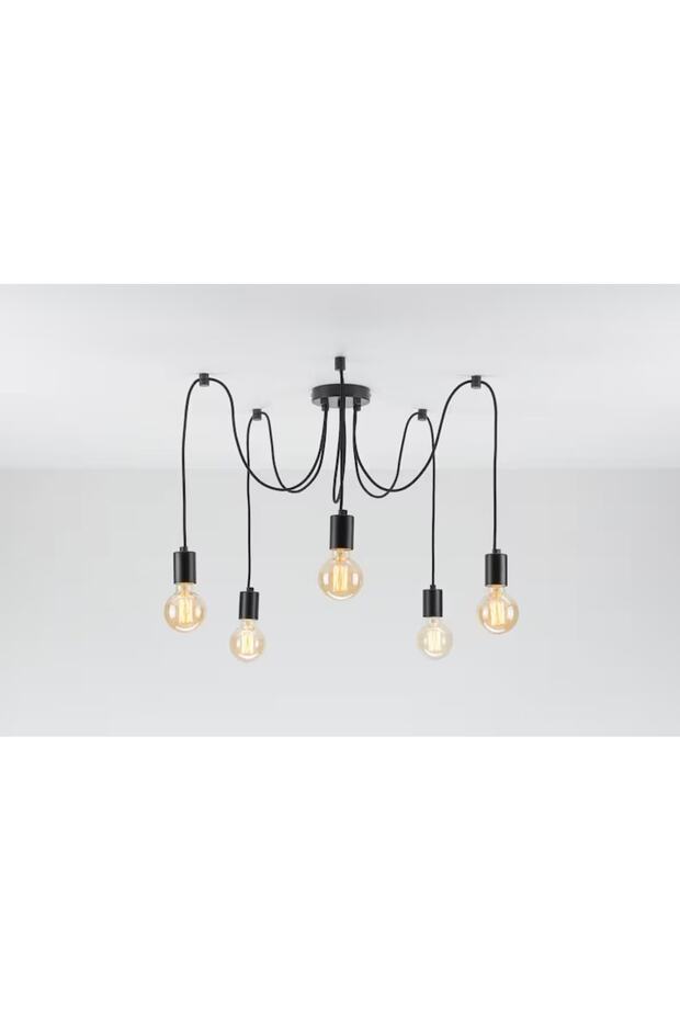 Örümcek Avize Sarkıt Avize 5 Li Modern Avize Salon Avize - 1