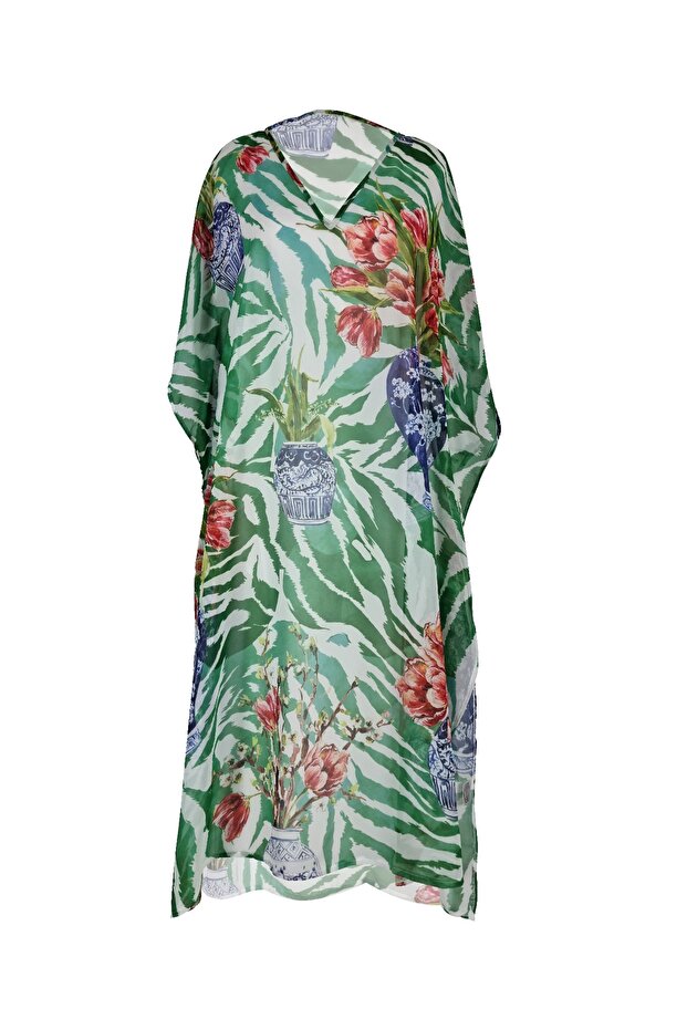 Petra Flower Midi Beach Dress