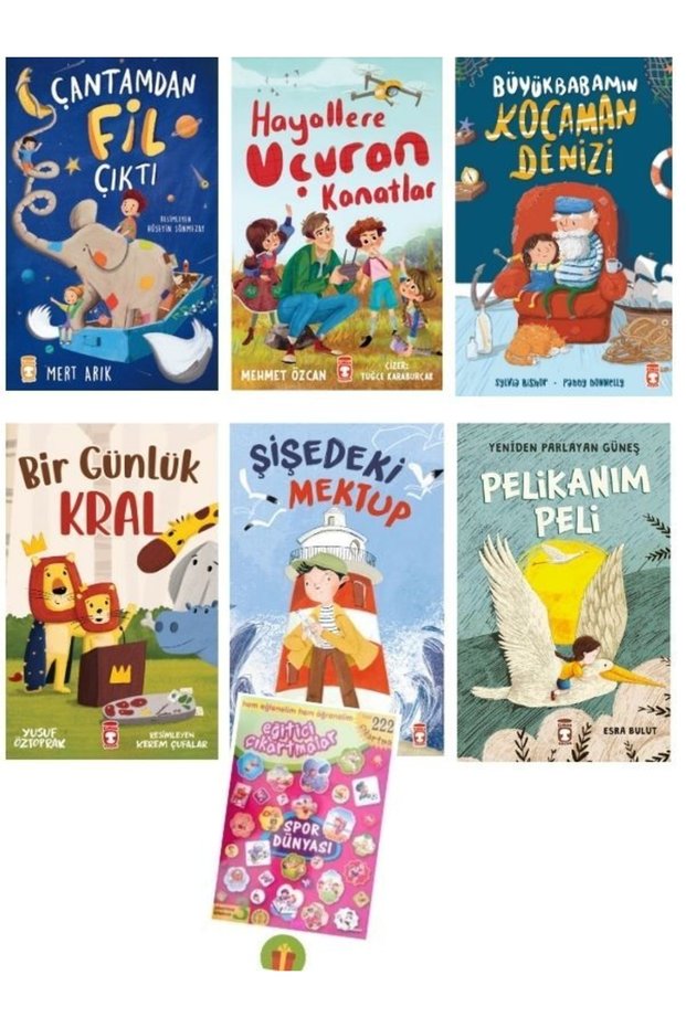 The Letter in the Sports Gift Bottle Came Out of My Bag 2. 3. 4. Classroom Reading Book Hayallere Uçuran Kanat