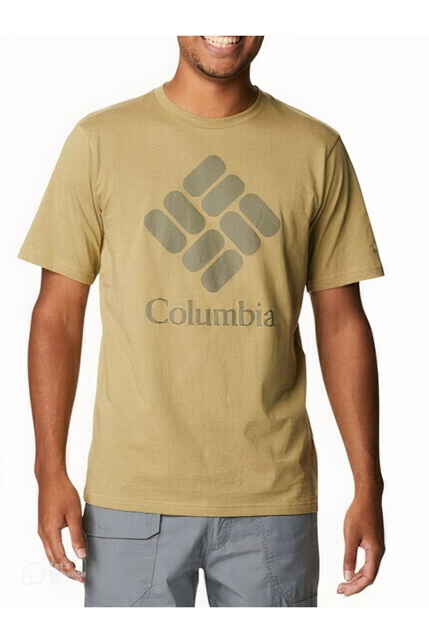 Csc Basic Logo Short Sleeve Erkek Yeşil Tişört