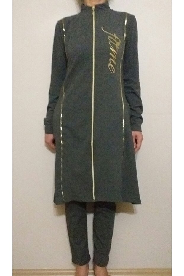 طقم رياضي حجاب Hmd رمادي