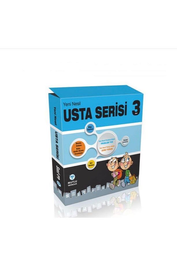 Mutlu Yayınları 3. Sınıf Yeni Nesil Usta Serisi Yeni Basım (türkçe Soru Yorum+matematik Problem Yok) - 1