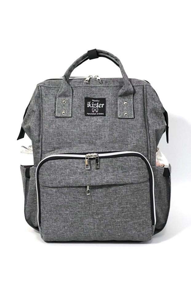 Gray Mother Baby Care Bag