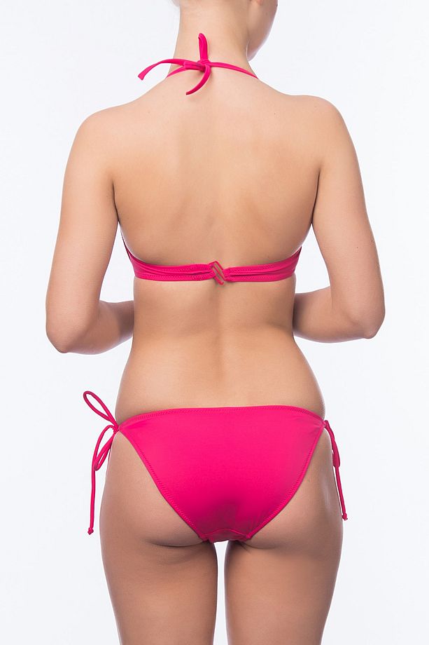 Kadın Fuşya Basic Shirred Top Bikini Üstü PPBSSHTP17IY - 6