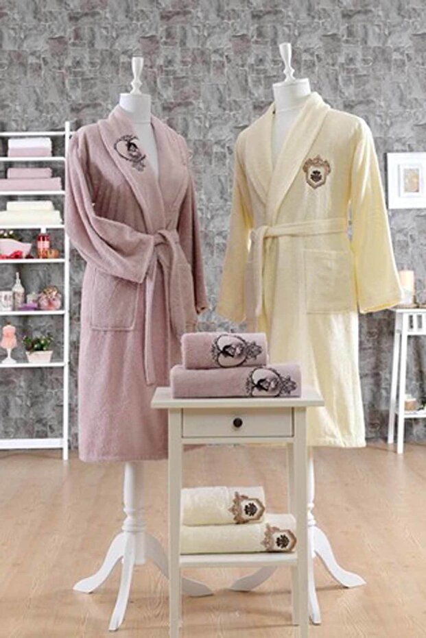 Minteks Paris Bornoz Seti (Dama) - 1