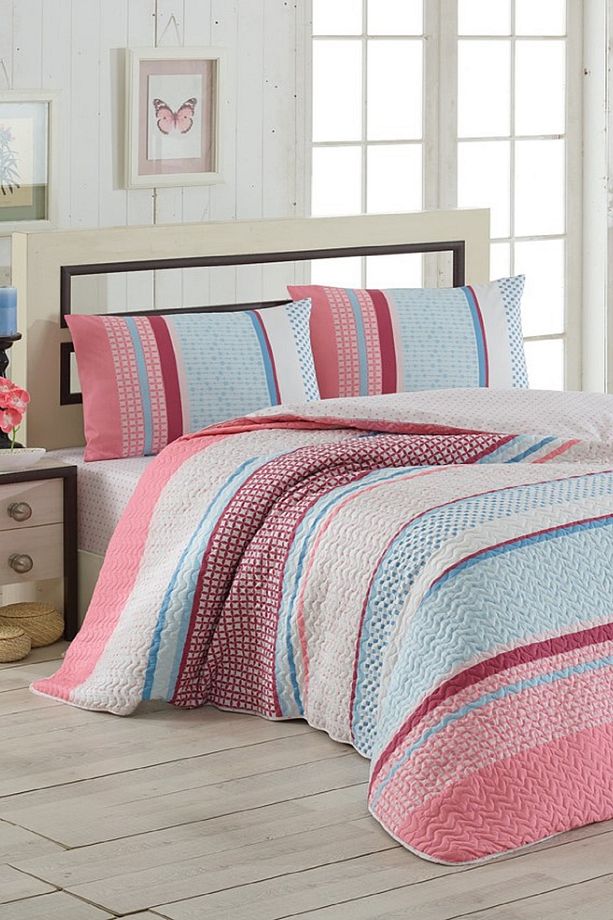 Çift Kişilik Dörtmevsim Set-Vira Pembe 71016769 - 1